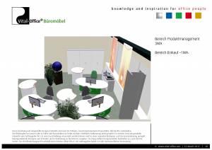 Büroplanung | Einrichtungskonzept für 28 Mitarbeiter