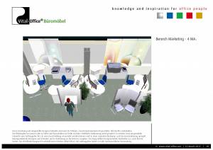 Büroplanung | Einrichtungskonzept für 28 Mitarbeiter