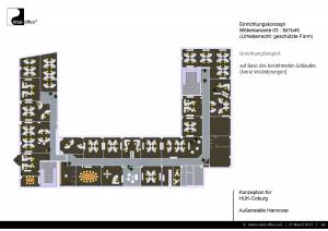 Büroplanung | Raum und Möblierungskonzept für HUK Coburg