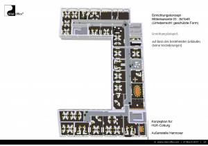 Büroplanung | Raum und Möblierungskonzept für HUK Coburg