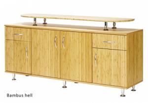 Bamboo Design Sideboard with doors, 2 drawers and add-on top. (Sitwell collection)