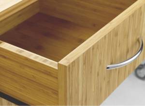 Bamboo Design Sideboard with doors, 2 drawers and add-on top. (Sitwell collection)