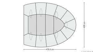 circon s 级-5x4m-半椭圆形会议桌的高伦雅芙，Hilden